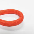 Orange customizable PET self closing cable sleeve